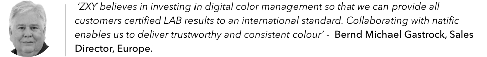 Bernd Michael Gastrock statement on ZXY X natific partnership