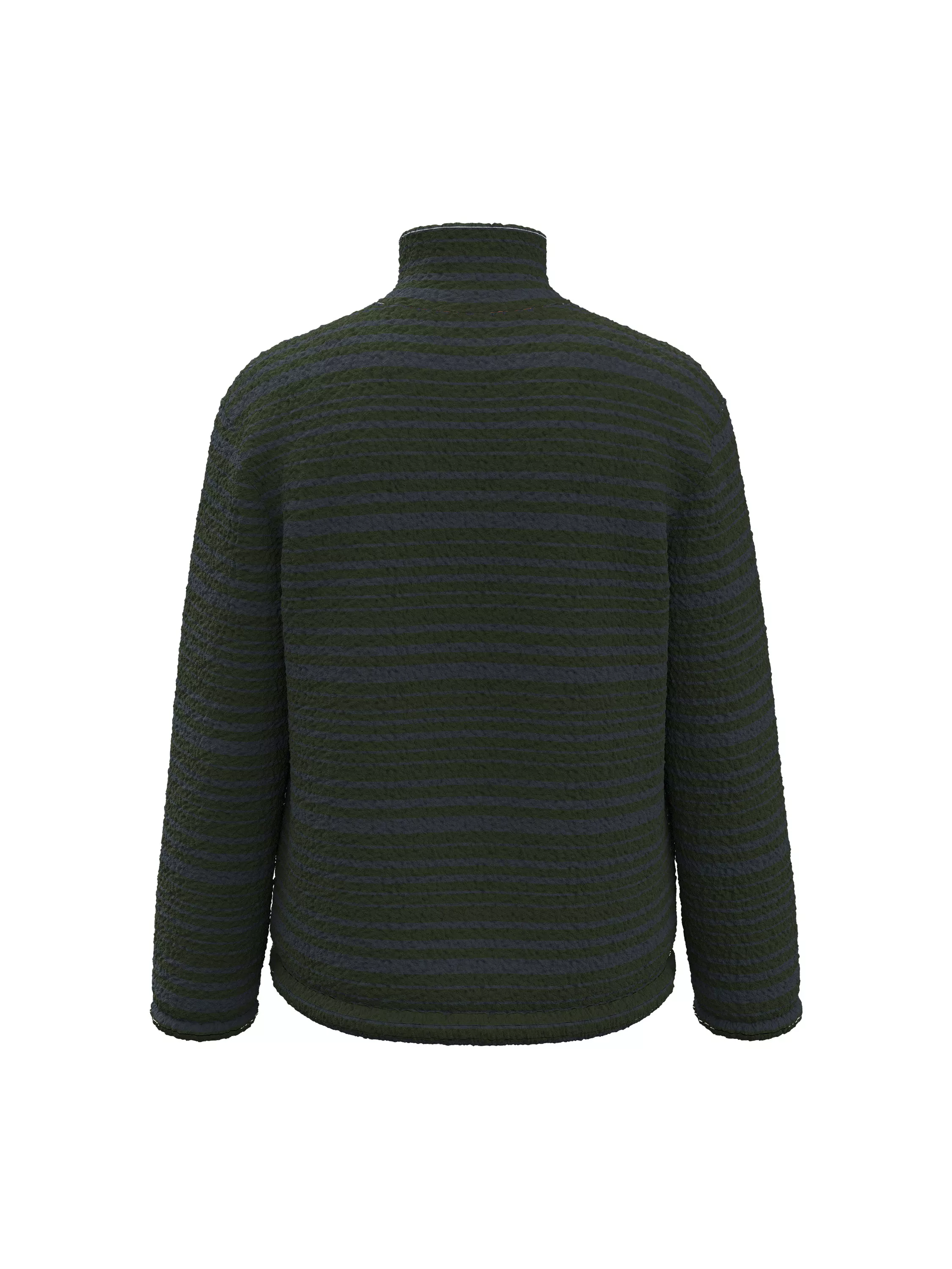 Full Zip High Collar Jacket (back)
