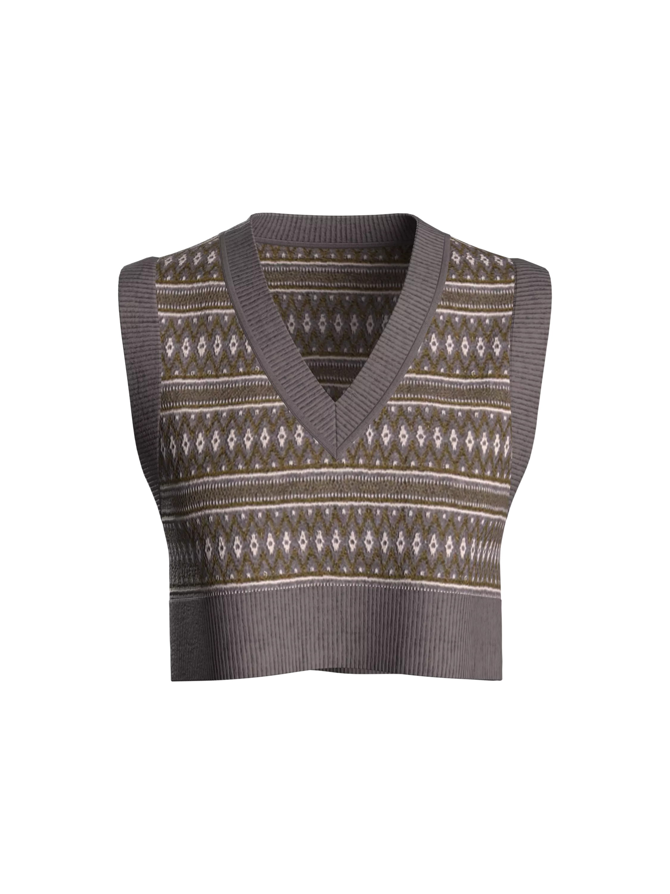 V Neck Knitted Tank (front)