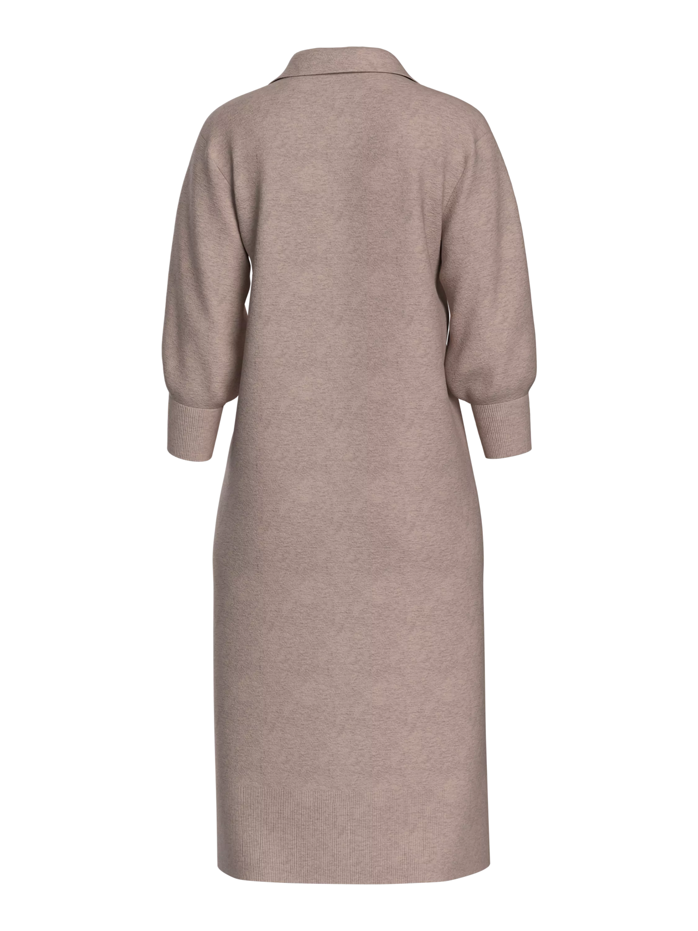 Maxi Polo Knitted Dress (back)