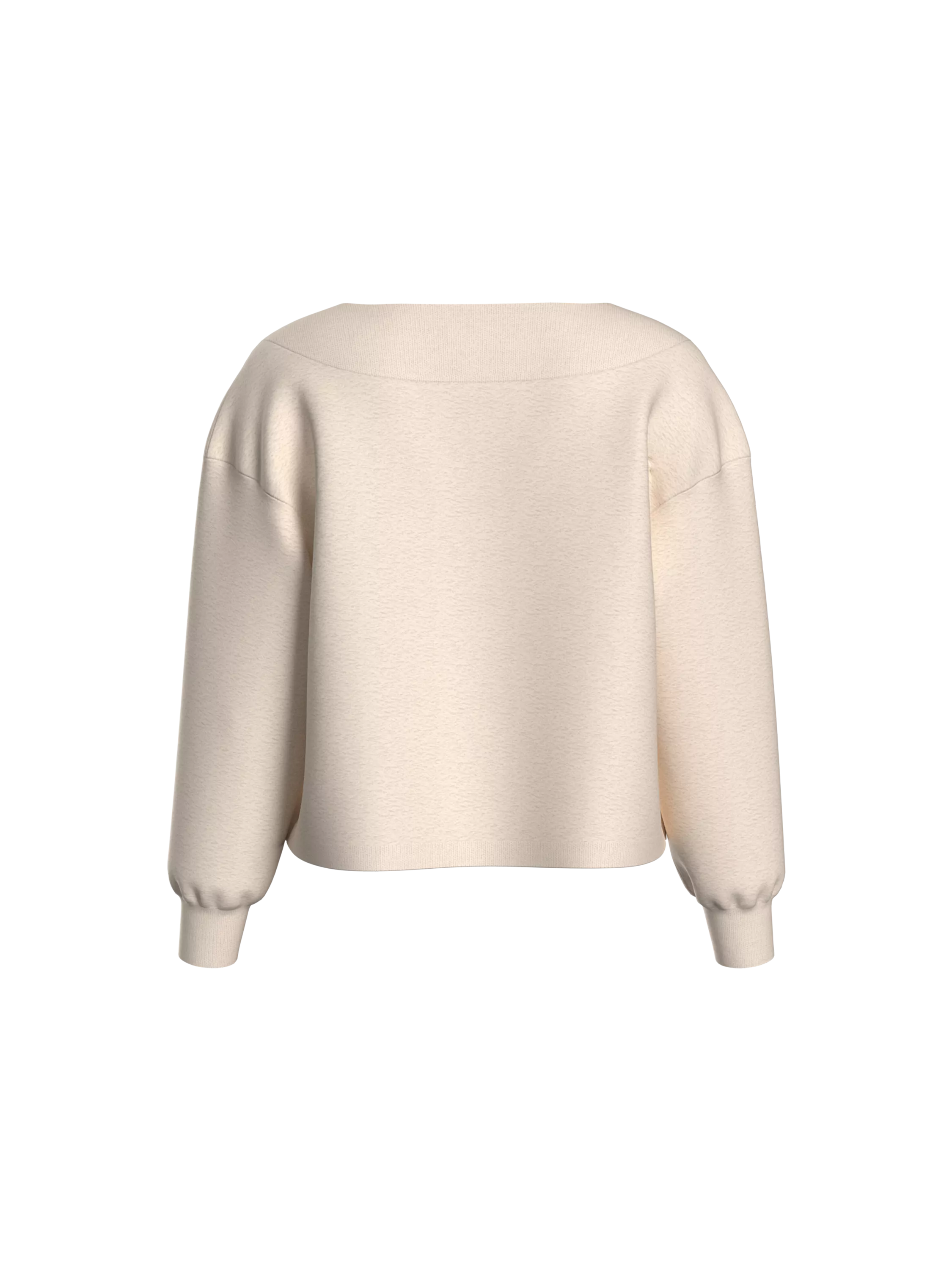 Boxy Wrap Cardigan (back)