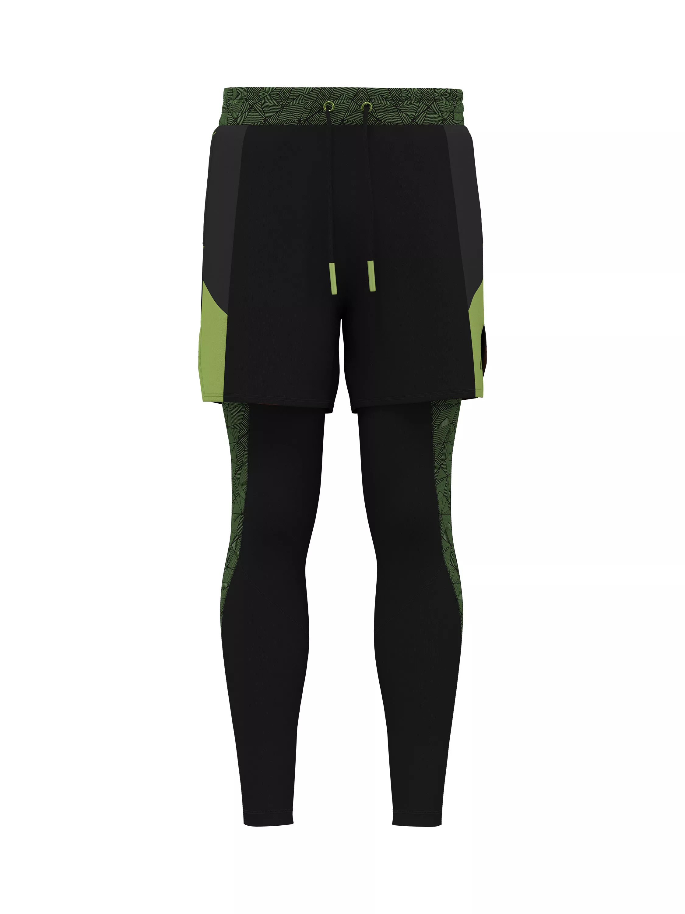 Mens Leggings & Tights with contrast Detail (front)