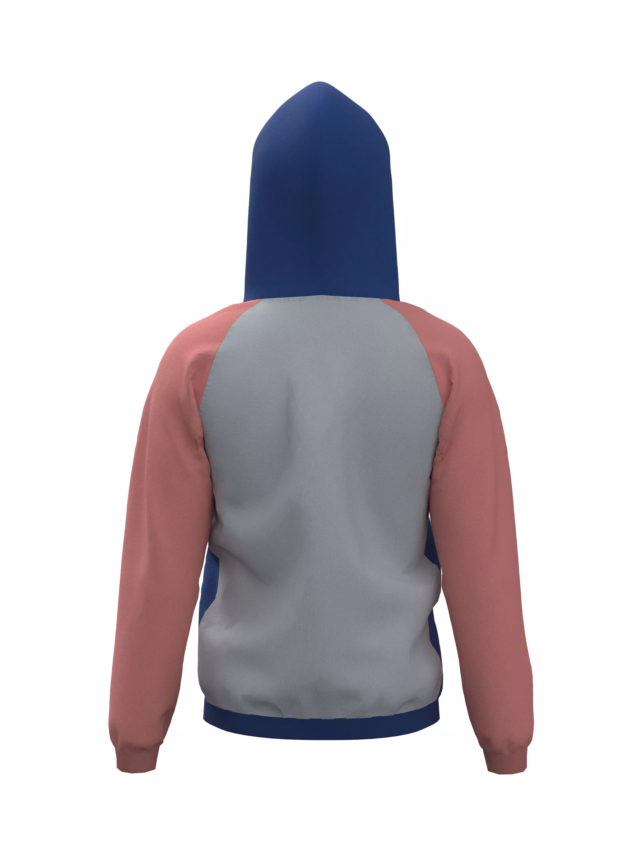 Cut & Sewn Zipped Up Hoodie (back)