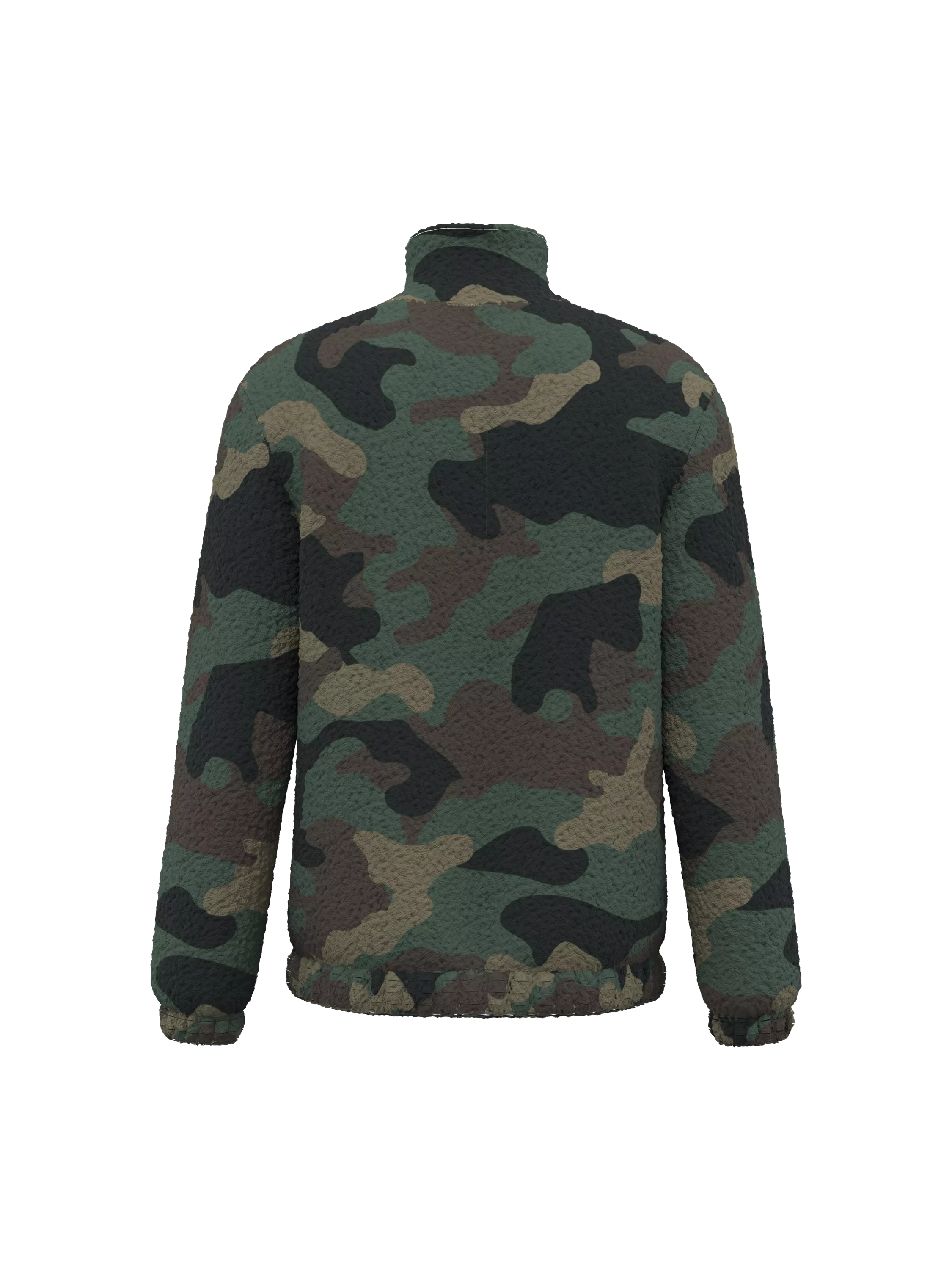 Full Zip Sherpa Jacket (back)