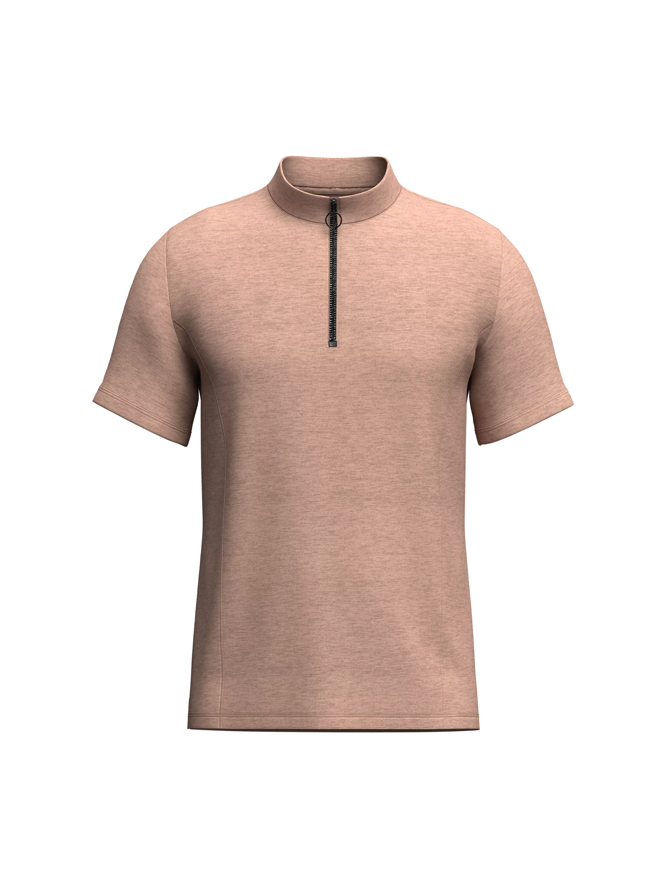 Half Zip Stand Collar Polo T-Shirt | ZXY International