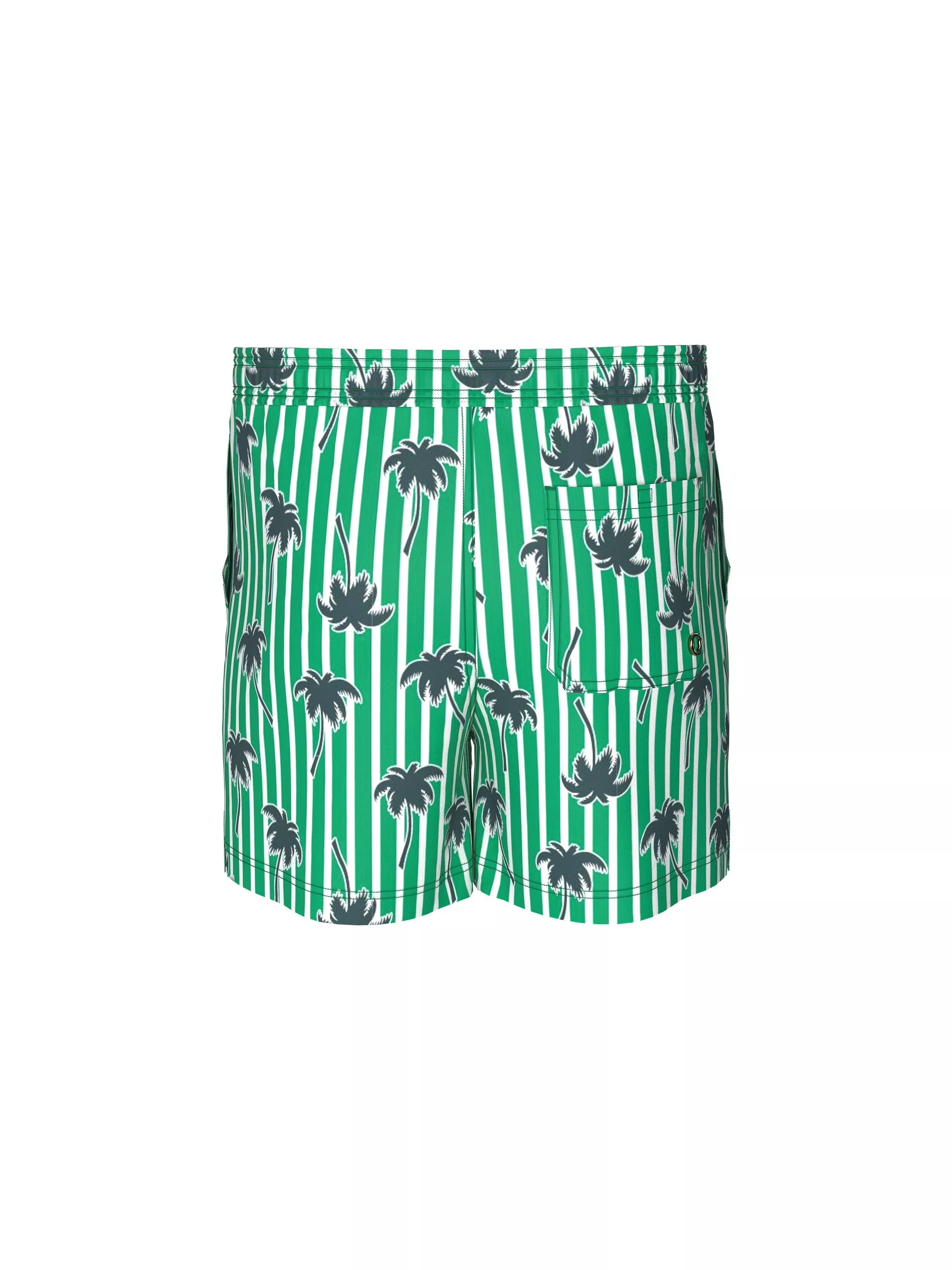 Printed Swim Shorts (back)