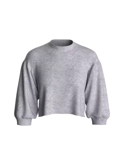 Boxy Balloon Sleeve Jumper (front)