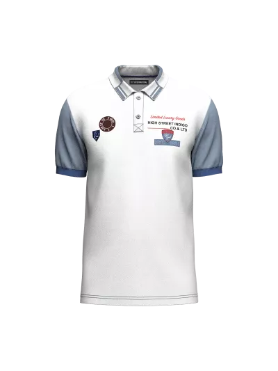 Polo With Badge Detail (front)