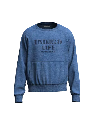 Crew Neck Printed Sweatshirt (front)