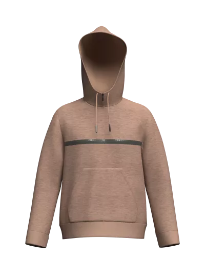 Hoodie With Heatseal Print (front)