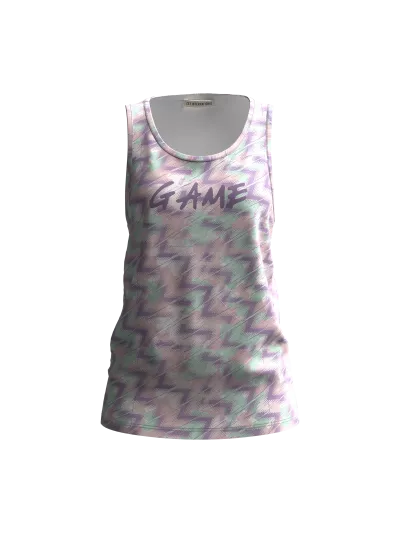 Vest With All Over Print (front)