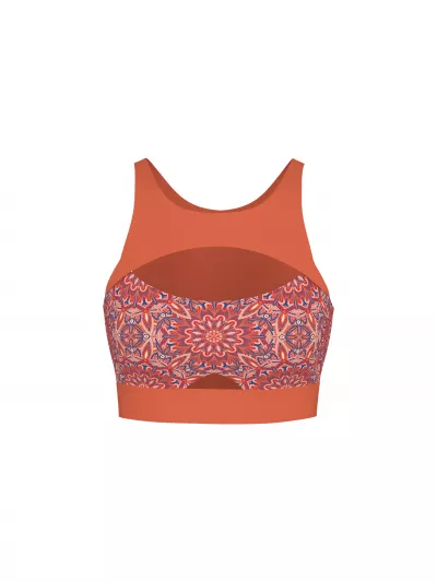 Ladies Printed Bra Top (front)