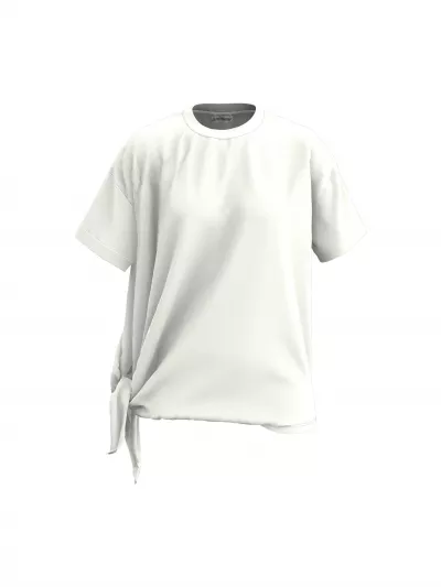 Tie Up Over Size Tees (front)