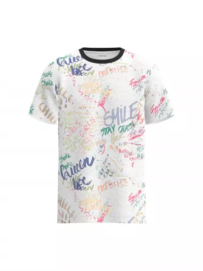 Crew Neck Printed Tees (front)