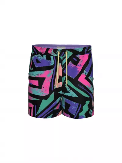 Printed Swim Shorts (front)